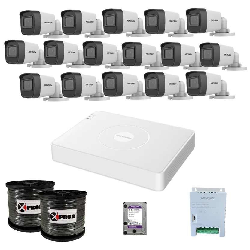 Hikvision 16 Channel 1080p HD Complete Kit image 1