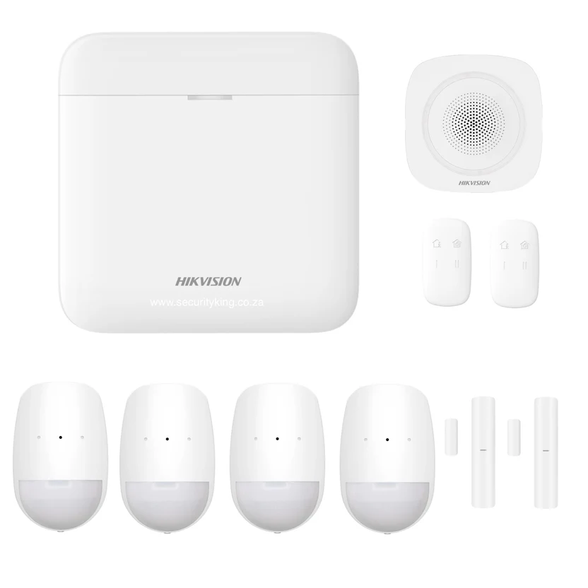 Hikvision AX PRO 64 Zone Indoor Alarm Starter Kit – 4 Passives & 2 Door Contacts image 1
