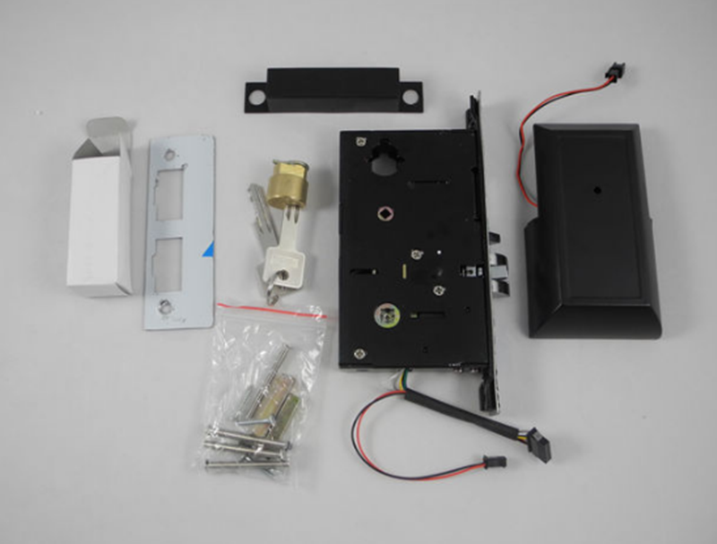 Hotel door lock system Digital RFID Card hotel room door lock with free software image 4