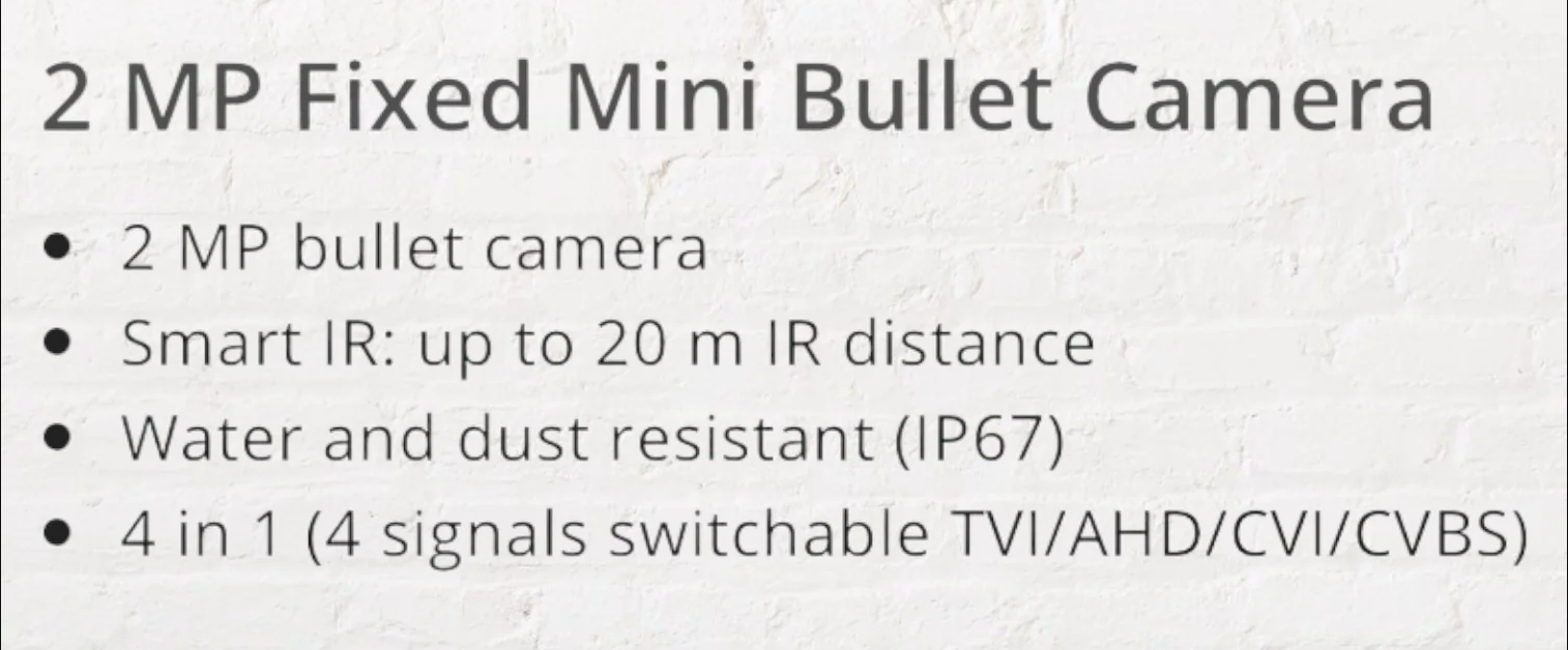 Hikvision 1080p IR Bullet Camera DS-2CE16D0T-IRF 3.6mm image 2