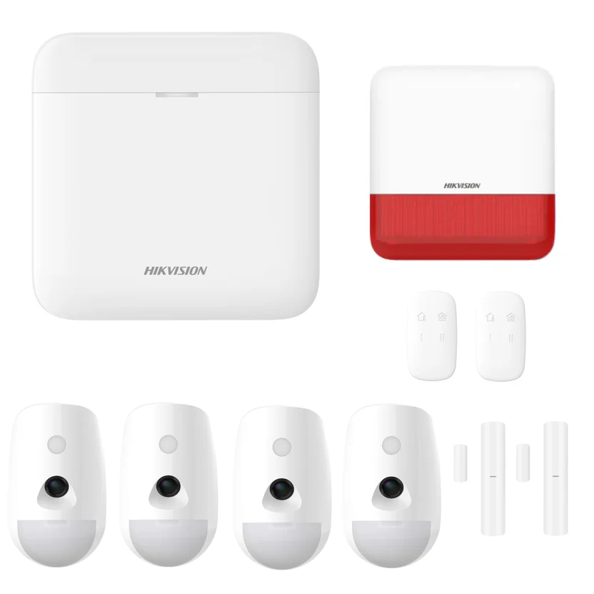Hikvision AX PRO 64 Zone PIR Cam Starter Kit image 1