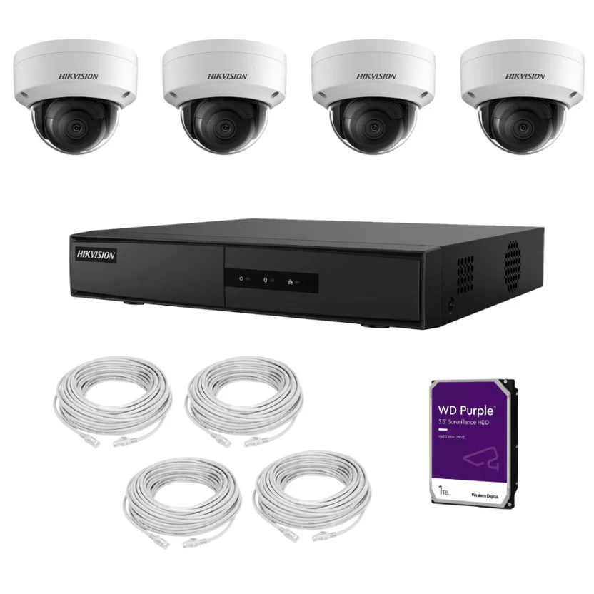 Hikvision 2MP Dome PoE Kit image 1
