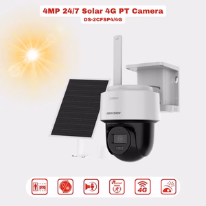 Hikvision 4MP 24/7 (AOV) Solar 4G PT Camera image 2